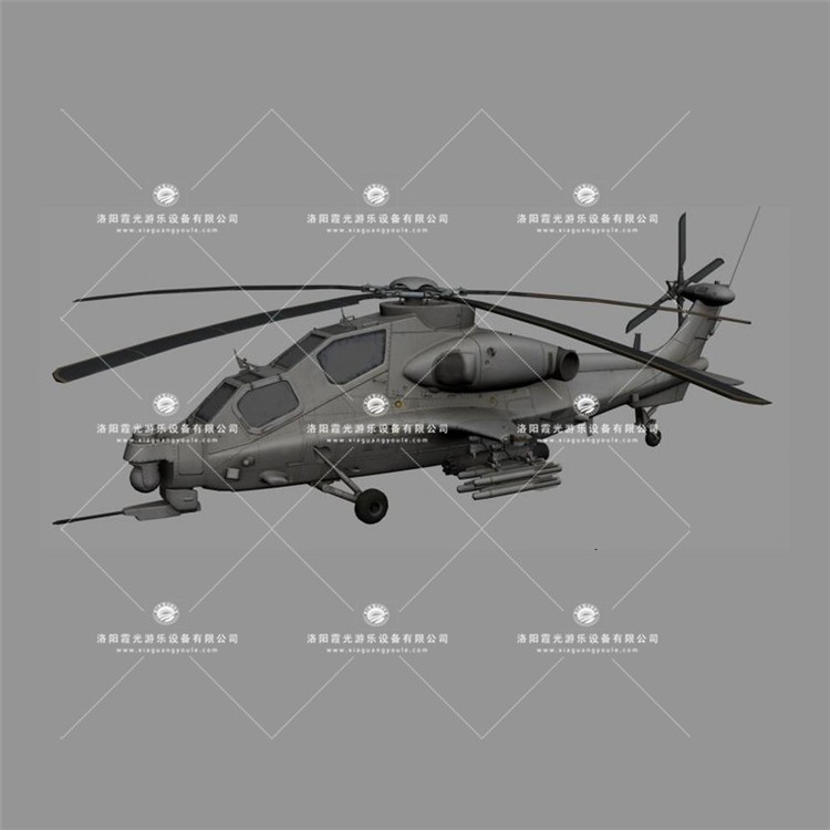 沙依巴克武装直升机3D模型